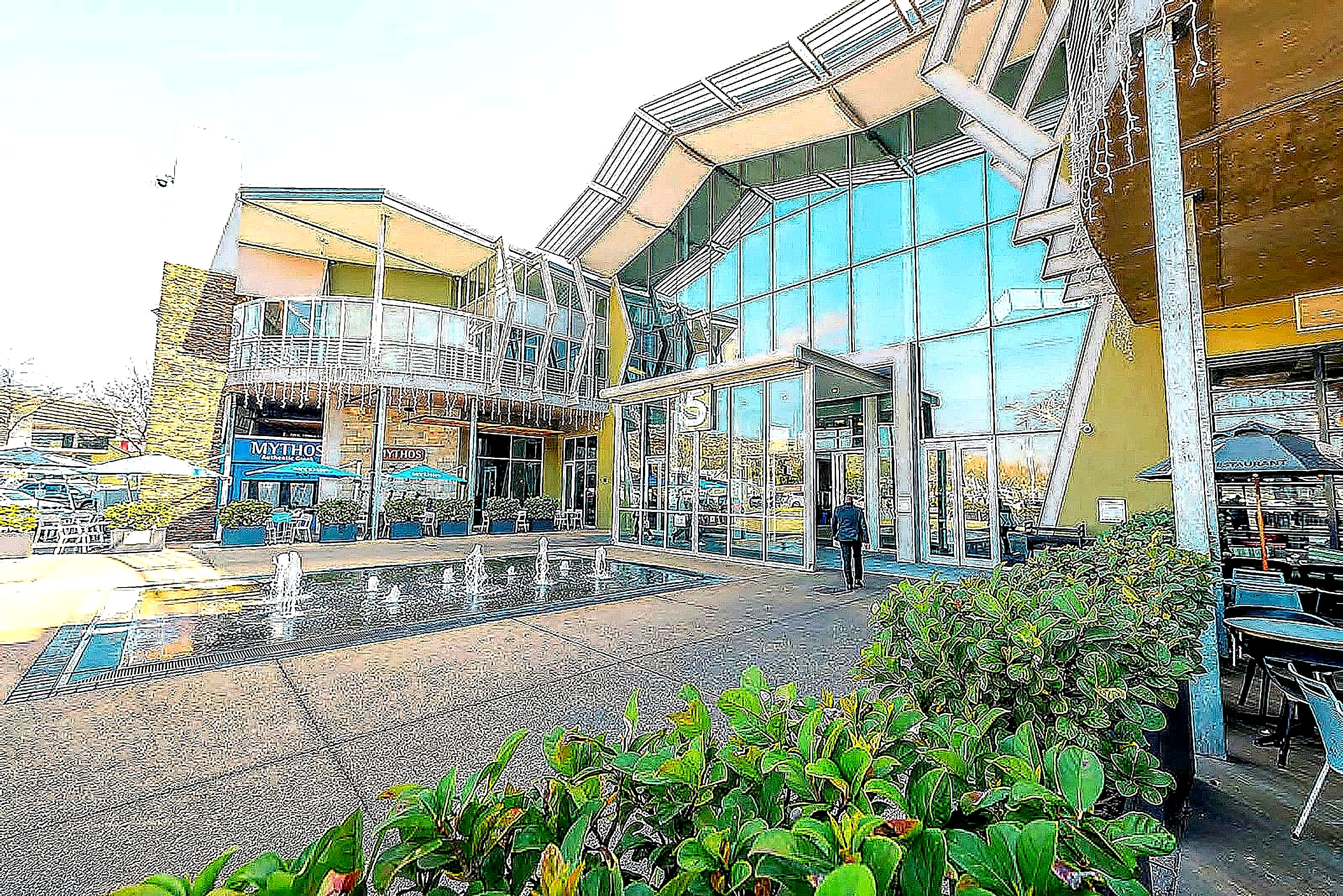The main entrance of Cradlestone Mall